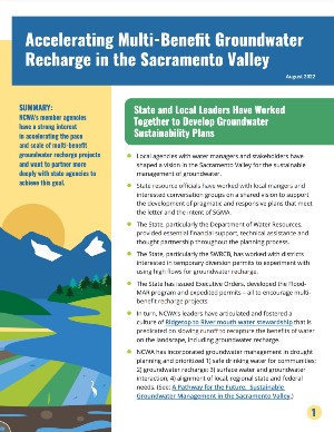 Accelerating Multi-Benefit Groundwater Recharge in the Sacramento Valley