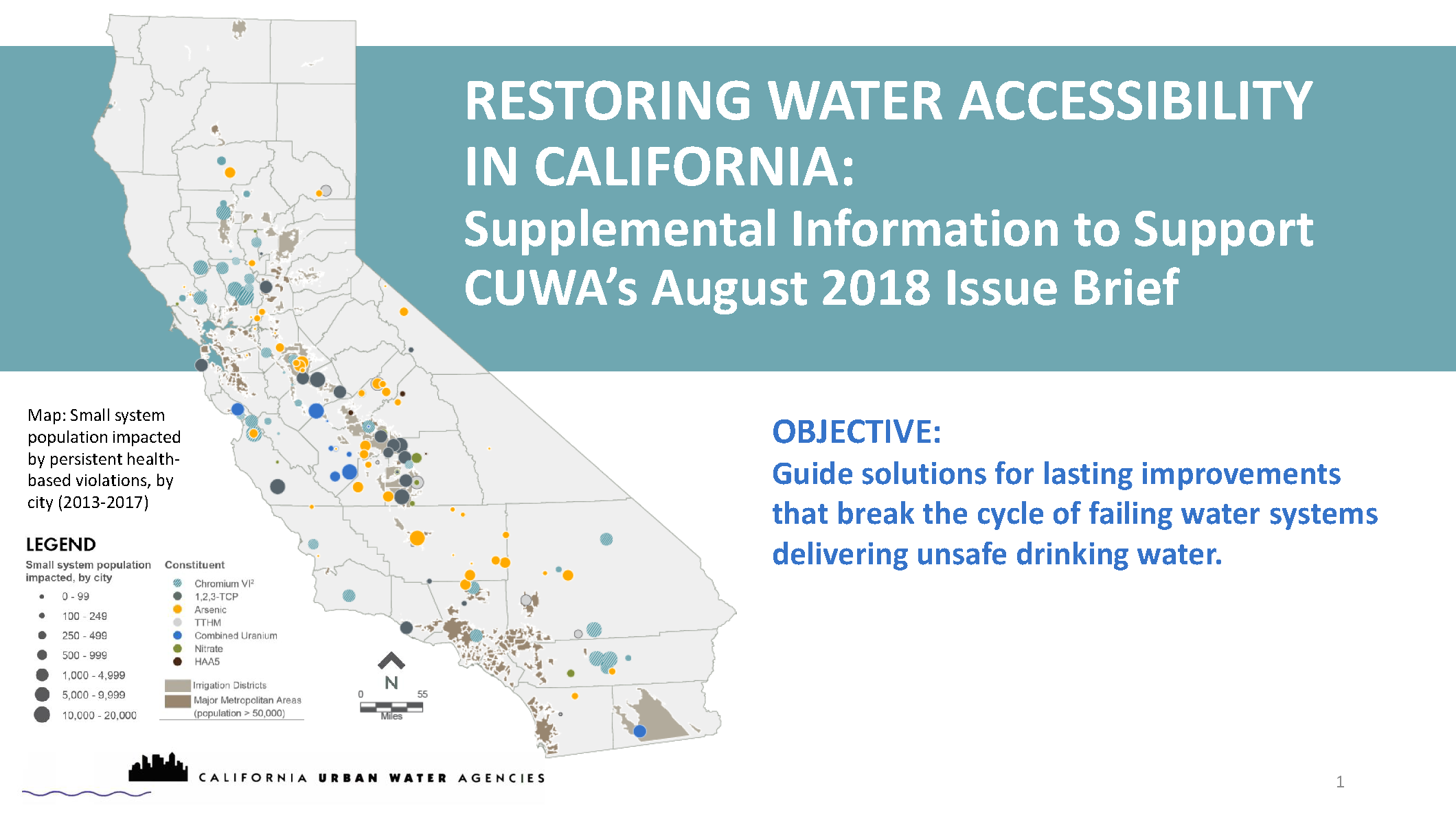 A Path Forward to Restore Safe Drinking Water in California Northern