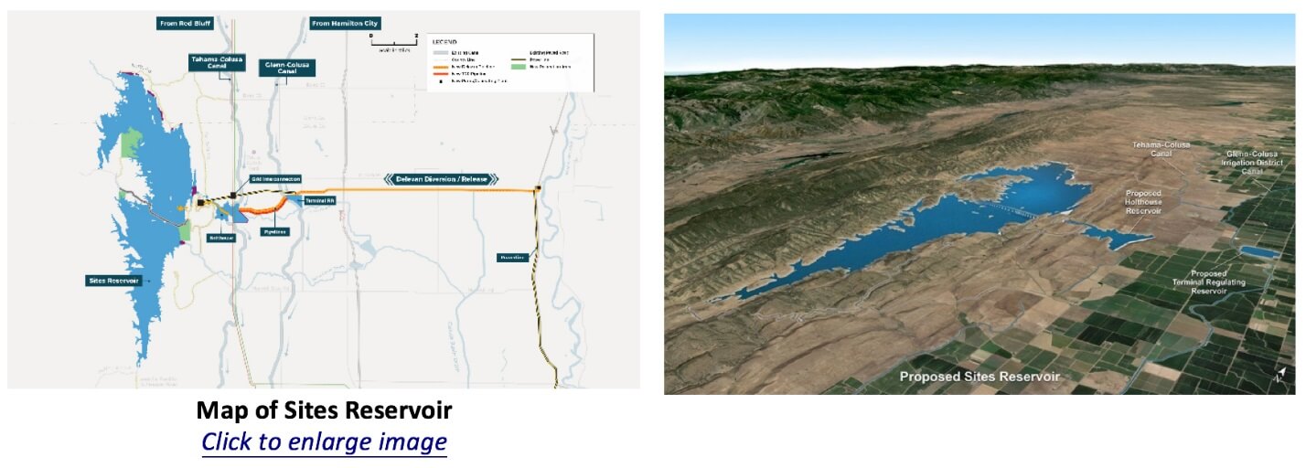 Water control structure design for a new reservior