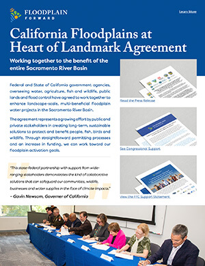 California Floodplains at Heart of Landmark Agreement